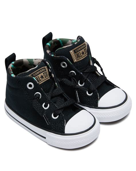 black converse kids|kids black converse boots.